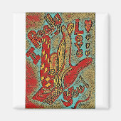 ASL Funky I WIRKLICH Liebe Magnet (Vorne)