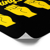 Asl Gebärdensprache Bring mir Bier zum Tode 1 Poster (Ecke)