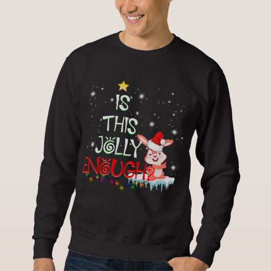 ASL Geschenke, frohe Weihnachtssprache Sweatshirt (Vorderseite)