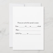 ASL Grad Einladung mit Grand Finger Speak (Rückseite)