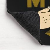 Asl Hand Gesture Deaf Hearing Loss Awareness 12 Mousepad (Ecke)