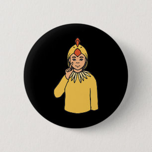 Asl Hand Gesture Deaf Hörschreckenjäger Button
