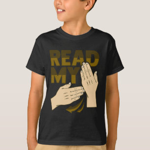 ASL Hand Gesture Deaf Hörverlust Bewusstsein 12 T-Shirt