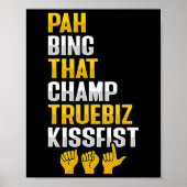 ASL Hand Gesture Deaf Hörverlust Bewusstsein 8 Poster (Vorne)