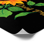 Asl Hand Gesture Deaf Hörverlust Bewusstsein Poster (Ecke)