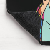 Asl Hand Gesture Deaf HörverschleißGirl Mousepad (Ecke)