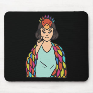Asl Hand Gesture Deaf HörverschleißGirl Mousepad