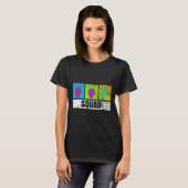 Asl Hand Sign Language For Deaf Pride And Deaf Awa T-Shirt (Vorne ganz)