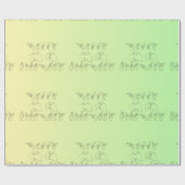 ASL Happy Birthday /Hand Signature and Finger Rech Geschenkpapier (Flach)