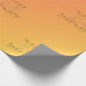 ASL Happy Birthday /Hand Signature and Finger Rech Geschenkpapier (Ecke)