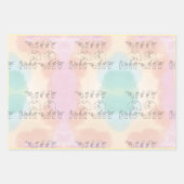 ASL Happy Birthday /Hand Signature and Finger Rech Geschenkpapier Set (Vorderseite)