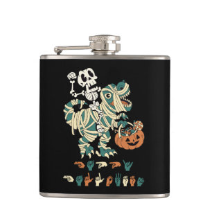 ASL Happy Halloween II - Niedliche Spooky Saison Flachmann