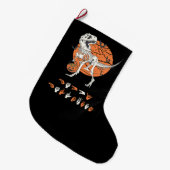 ASL Happy Halloween III - Niedliche Spooky-Saison Großer Weihnachtsstrumpf (Vorderansicht (hängend))