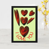 ASL Hearts Speak I Liebe You Karte (Gelbe Blume)