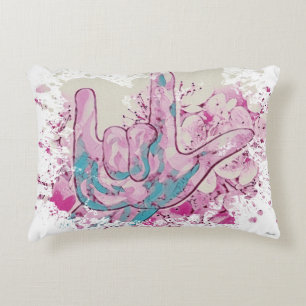 ASL I Liebe - Farbfehler Dekokissen