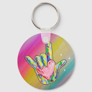 ASL I Liebe Ihr Herz Schlüsselanhänger