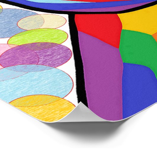 ASL I Liebe Sie auf einem Textfeld Poster (Ecke)