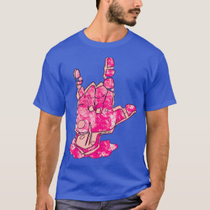 ASL I Liebe Sie geben Pink T-Shirt