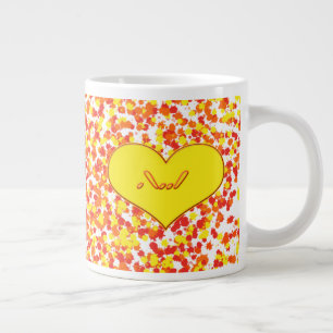 ASL-I Liebe Sie mit Herz von Shirley Taylor Jumbo-Tasse