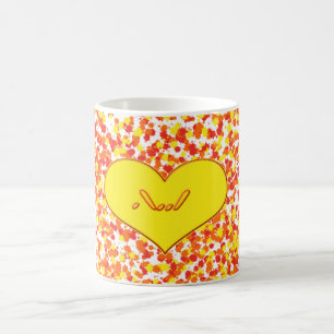 ASL-I Liebe Sie mit Herz von Shirley Taylor Kaffeetasse