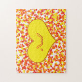 ASL-I Liebe Sie mit Herz von Shirley Taylor Puzzle (Vertikal)