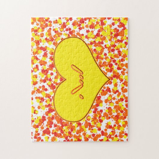 ASL-I Liebe Sie mit Herz von Shirley Taylor Puzzle (Vertikal)