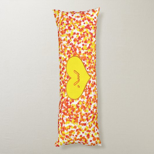 ASL-I-Liebe Sie mit Herz von Shirley Taylor Seitenschläferkissen (Rückseite (Vertikal))