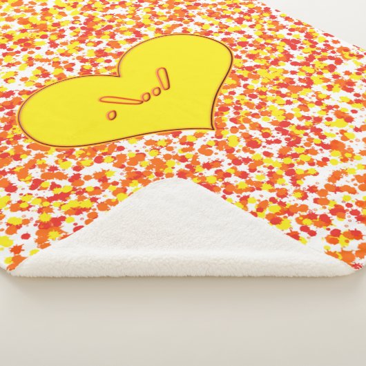 ASL-I Liebe Sie mit Herz von Shirley Taylor Sherpadecke (3/4)