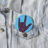 ASL "ich Liebe Sie " Button (Beispiel)