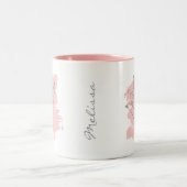 ASL-Illustrierte Tasse - Rosa Personalisiert (Mittel)