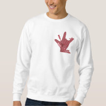 ASL ILY Design - Love Wounded But Still Strong