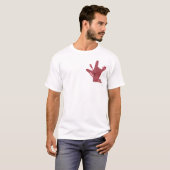 ASL ILY Design - Love Wounded But Still Strong T-Shirt (Vorne ganz)