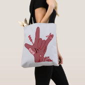 ASL ILY Design - Love Wounded But Still Strong Tasche (Von Nahem)