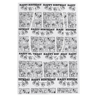 ASL ILY Obsession - Alles Gute zum Geburtstag! Mittlere Geschenktüte
