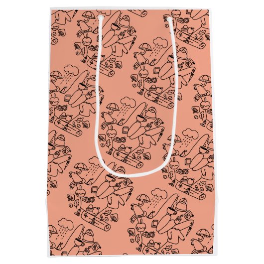 ASL ILY Thanks – Autumn Vibes Mittlere Geschenktüte (Rückseite)