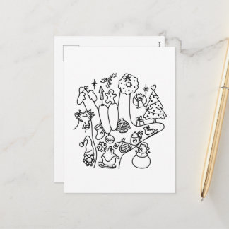 ASL ILY – Winter Vibes Feiertagspostkarte