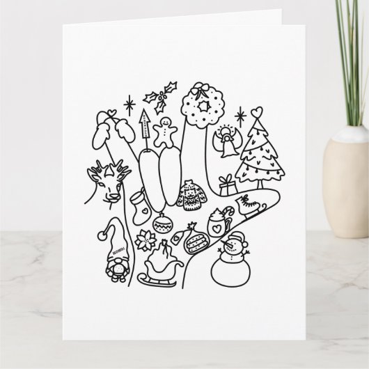 ASL ILY – Winter Vibes Karte (Vorderseite)