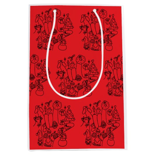 ASL ILY – Winter Vibes Mittlere Geschenktüte (Vorderseite)