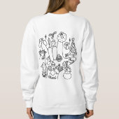 ASL ILY – Winter Vibes  Sweatshirt (Rückseite)