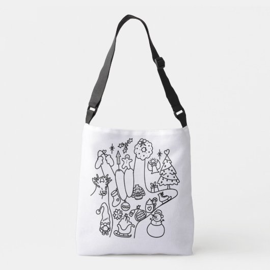 ASL ILY – Winter Vibes Tragetaschen Mit Langen Trägern (Rückseite)