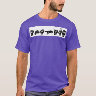 ASL INSPIRIERTE American Sign Language Design 1 T-Shirt