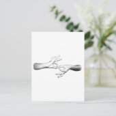 Asl-Interpret Postkarte (Stehend Vorderseite)