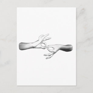 Asl-Interpret Postkarte