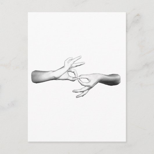 Asl-Interpret Postkarte (Vorderseite)