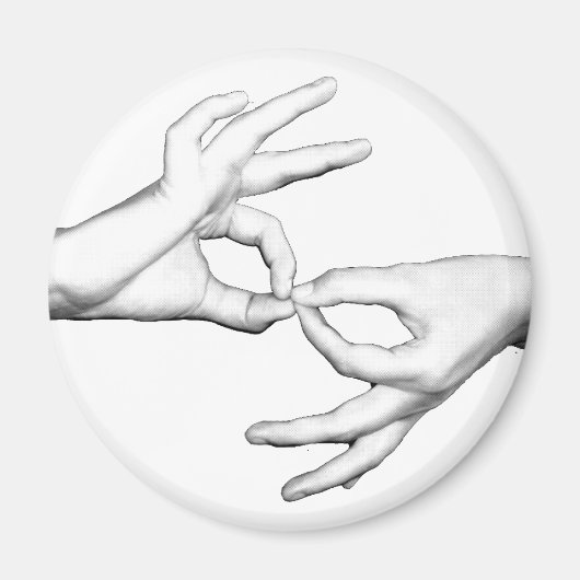 ASL Interpreter Magnet (Vorne)