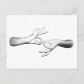 ASL Interpreter Postkarte (Vorderseite)