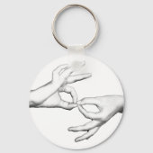 ASL Interpreter Schlüsselanhänger (Vorderseite)