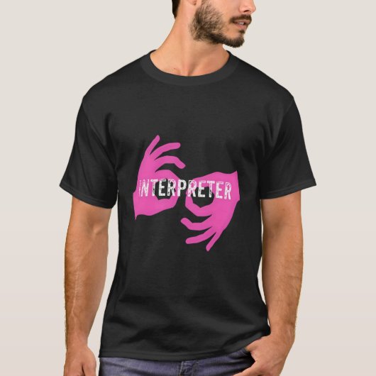 Asl Interpreter T-Shirt (Vorderseite)