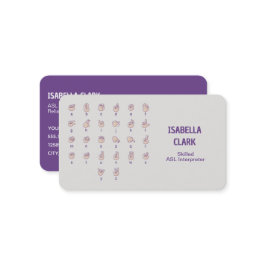 ASL Interpreter Visitenkarte