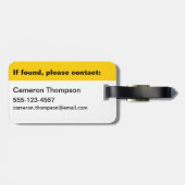 ASL ist meine Supermacht Gepäckanhänger (Rückseite horizontal)